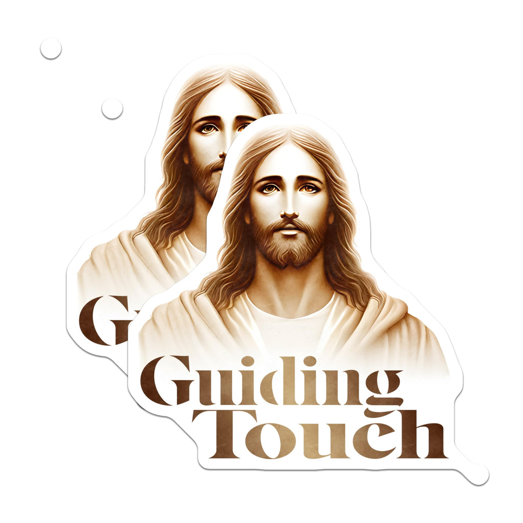 (2 Pack) Jesus Christ Magnets - Guiding Touch - Christian Faith Decor for Home Devotion - 5 Inches On Longest Side - Thick Durable Magnet - Made in USA - MAG30470