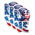 (3 Pack) Patriotic Grim Reaper Decals - American Flag - Love Decals - 3 Inches On Longest Side - Easy Peel & Apply - Made in USA - 3MCS6679