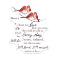 (2 Pack) Inspirational Quote Magnets Magnets - Cardinal Bird Design - Remembrance Message - 5" On Longest Side - Made in USA - Sticks to Refrigerators & Metal Surfaces - MAG8501