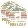 (3 Pack) Funny Fitness Decals - Deer in Freezer - Gym Lover Decal - 3 Inches On Longest Side - Easy Peel & Apply - Made in USA - 3MCS1707