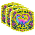 (3 Pack) Dont Be a Cuntasaurous Decals - Funny Dinosaur Decal - Sarcastic Dinosaur Stickers - 3 Inches On Longest Side - Easy Peel & Apply - Made in USA - 3MCS0246
