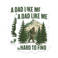 (2 Pack) Bigfoot Dad Magnets - Hard to Find Sasquatch Father Figure - Humorous Wilderness Decor - Unique Dad Gifts for Him - 5 Inches On Longest Side - Thick Durable Magnet - Made in USA - MAG22168