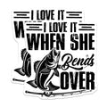 (2 Pack) Fishing Lover Magnets - Funny Fishing Slogan - Fishing Enthusiast Decor - 5" On Longest Side - Premium Magnet - for Cars, Refrigerators, Toolboxes, Lockers - Made in USA - MAG16731