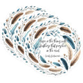 (3 Pack) Dickinson Quote Decals - Hope Feathers Sticker - Emily Dickinson Gift - 3 Inches On Longest Side - Easy Peel & Apply - Made in USA - 3MCS6316