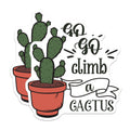 (2 Pack) Cactus Magnets - Funny Saying Fridge Magnets - Plant Lover Magnet - 5" On Longest Side - Premium Magnet - for Cars, Refrigerators, Toolboxes, Lockers - Made in USA - MAG17363