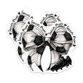 (2 Pack) Soccer Mom Magnets - Game Day Motherhood Supporter - Team Player Pride Sports Lover Accessory - 5 Inches On Longest Side - Thick Durable Magnet - Made in USA - MAG28638