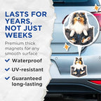 (2 Pack) Sheltie Dog Magnets - Cute Dog Refrigerator - Pet Lover Kitchen ation - 5" On Longest Side - for Cars, Fridges, Toolboxes - Made in USA - MAG4400