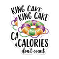(2 Pack) King Cake Magnets - Mardi Gras Decor - Calorie Free Treats - 5" On Longest Side - Premium Magnet - for Cars, Refrigerators, Toolboxes, Lockers - Made in USA - MAG16016