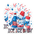 (2 Pack) 4th of July Magnets - Patriotic Ice Pop - Summer Fridge Decor - 5 Inches On Longest Side - Thick Durable Magnet - Made in USA - MAG38777