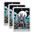 (3 Pack) Angel of Death Decals - Skeleton Sticker - Funny Sarcastic Quote Laptop Decal - 3 Inches On Longest Side - Easy Peel & Apply - Made in USA - 3MCS4337