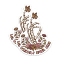 (2 Pack) Boho Skeleton Hand Magnets - Let Your Spirit Soar - Butterfly Floral Decor Aesthetic - 5 Inches On Longest Side - Thick Durable Magnet - Made in USA - MAG38163