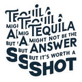 (3 Pack) Tequila Answer Decals - Funny Drinking Quote - Laptop Decal - 3 Inches On Longest Side - Easy Peel & Apply - Made in USA - 3MCS4358