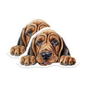 (2 Pack) Puppy Fridge Decorations Magnet - Animal Lover Gifts - 5" On Longest Side - Sticks to Smooth Flat Surfaces - Made in USA - MAG9875