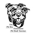 (2 Pack) American Pit Bull Terrier Stickers - Dog Breed Stickers - Animal Lover Decal - 5" On Longest Side - Sticks to Smooth Flat Surfaces - Made in USA - BMCS4010