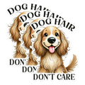 (3 Pack) Dog Hair Dont Care Decals - Cute Puppy Stickers - Funny Pet Laptop Stickers - 3 Inches On Longest Side - Easy Peel & Apply - Made in USA - 3MCS1602