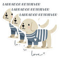 (3 Pack) Labrador Retriever Decals - Puppy Dog - Dog Lover Gift - 3 Inches On Longest Side - Easy Peel & Apply - Made in USA - 3MCS6069
