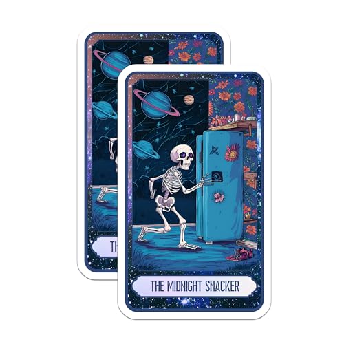(2 Pack) Midnight Snacker Magnet - 5" On Longest Side - Sticks to Smooth Flat Surfaces - Made in USA - MAG9986