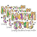 (3 Pack) Mardi Gras Decals - Laissez Les Bons Temps Rouler Decal - Laptop Decals- 3 Inches On Longest Side - Easy Peel & Apply - Made in USA - 3MCS5142