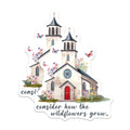 (2 Pack) Inspirational Church Stickers - Encourage Faith - 5" On Longest Side - Sticks to Smooth Flat Surfaces - Made in USA - BMCS8567 - BMCS8567