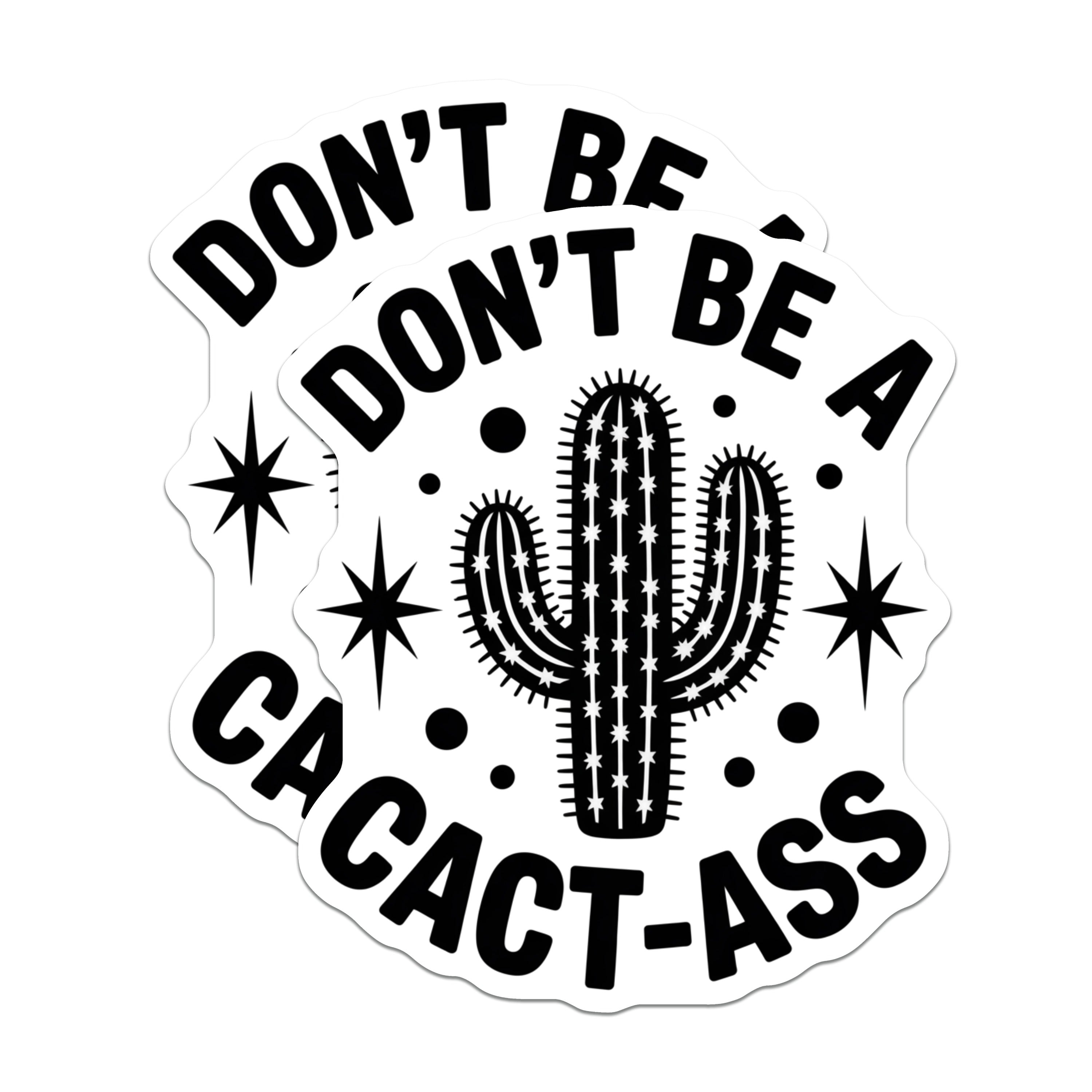 (2 Pack) Funny Cactus Magnets - Sarcastic Humor Quote - Witty Desert Decor - Quirky Refrigerator Locker Accessory - 5 Inches On Longest Side - Thick Durable Magnet - Made in USA - MAG38290