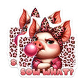 (2 Pack) Sow What Magnets - Cute Pig Design - 5" On Longest Side - for Cars, Fridges, Toolboxes - Made in USA - MAG7932
