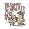 (2 Pack) Dreamer Butterfly Magnets - Floral Magnet - Inspirational Magnets - 5" On Longest Side - Premium Magnet - for Cars, Refrigerators, Toolboxes, Lockers - Made in USA - MAG18577