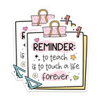 (2 Pack) Teacher Appreciation Magnets - Inspirational Quotes - Classroom - Educational Gifts - 5" On Longest Side - for Cars, Fridges, Toolboxes - Made in USA - MAG4432