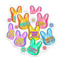 (2 Pack) Christian Bunny Magnets - Easter Faith Scripture Magnets - Inspirational Religious Decor for Spring - 5 Inches On Longest Side - Thick Durable Magnet - Made in USA - MAG27186