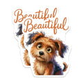 (2 Pack) Beautiful Dog Magnets - Cute Shaggy Puppy Refrigerator Decor - Animal Lover Pet Owner Accessories - 5 Inches On Longest Side - Thick Durable Magnet - Made in USA - MAG36316