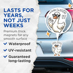 (2 Pack) Deal with It Goose Magnets - Funny Animal Magnets - Meme Magnets for Fridge or Locker - 5" On Longest Side - for Cars, Fridges, Toolboxes - Made in USA - MAG4612