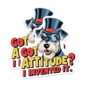 (2 Pack) Bulldog Attitude Magnets Magnets - Dog Lover Kitchen Decor - 5" On Longest Side - Made in USA - Sticks to Refrigerators & Metal Surfaces - MAG8529