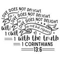 (3 Pack) Corinthians Decals - Christian Verse - Religious Laptop Decals - 3 Inches On Longest Side - Easy Peel & Apply - Made in USA - 3MCS2632
