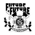 (2 Pack) Future Firefighter Magnets Magnets - Fire Dept Decor - Firefighting Enthusiast Magnet - 5" On Longest Side - Made in USA - Sticks to Refrigerators & Metal Surfaces - MAG8798