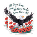(2 Pack) Eagle Magnets Magnets - All Gave Some Some Gave All - Military Remembrance - 5" On Longest Side - Made in USA - Sticks to Refrigerators & Metal Surfaces - MAG8362