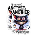 (2 Pack) Dishpocalypse Cat Magnets - Funny Kitchen Decor - Sarcastic Pet Lover Art - Quirky Refrigerator Accent - 5 Inches On Longest Side - Thick Durable Magnet - Made in USA - MAG39202