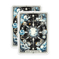 (2 Pack) Celestial Art Magnets - Moon Phases Decor - Magic Celestial Illustrations - 5" On Longest Side - Premium Magnet - for Cars, Refrigerators, Toolboxes, Lockers - Made in USA - MAG14899