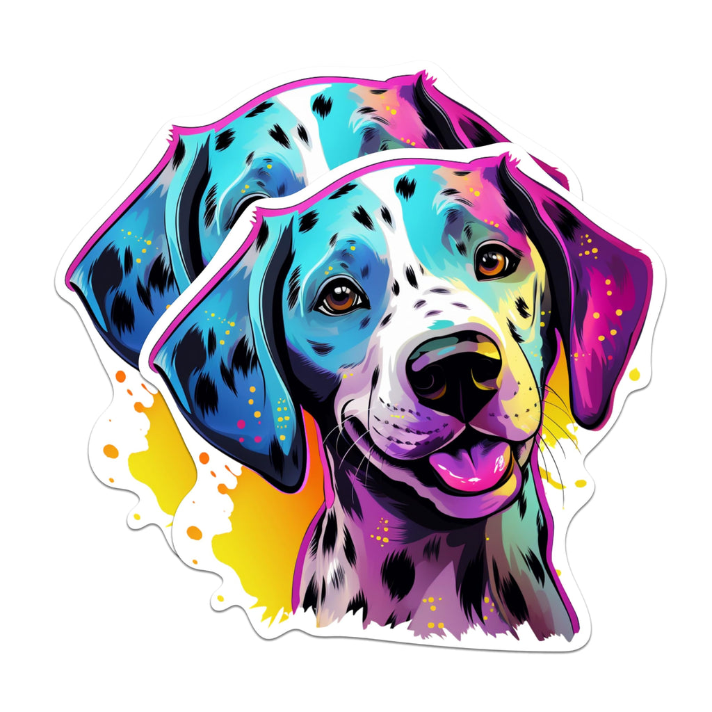 (2 Pack) Dalmatian Dog Breed Magnets - 5 Inches On Longest Side - Choose from Over 100 Dog Breeds - for Cars, Refrigerators, Toolboxes - Made in USA - MAG1845