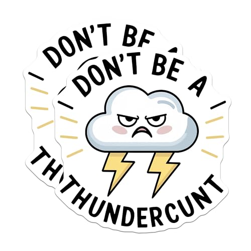 (2 Pack) Humorous Sticker Pack Stickers - 5" On Longest Side - Sticks to Smooth Flat Surfaces - Made in USA - BMCS8673 - BMCS8673