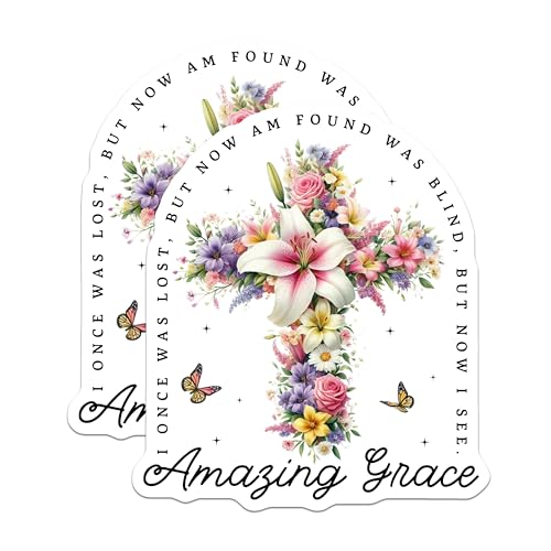 (2 Pack) Christian Faith Decor Magnet - Bible Verse Home Decoration - 5" On Longest Side - Sticks to Smooth Flat Surfaces - Made in USA - MAG10078
