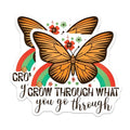 (2 Pack) Monarch Butterfly Magnets - Inspirational Quote Home - Motivational Fridge Magnets - Colorful Butterfly Magnets - 5" On Longest Side - for Cars, Fridges, Toolboxes - Made in USA - MAG4328