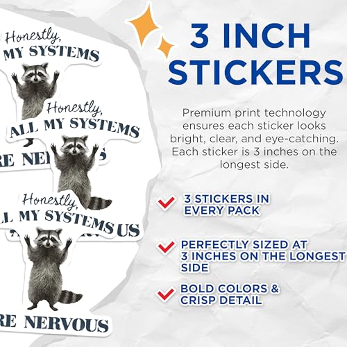 - 3 Inches On Longest Side - Easy Peel & Apply - Made in USA - 3MCS7647