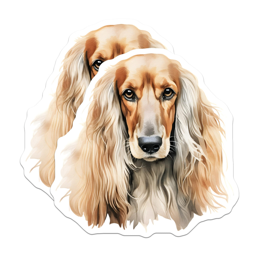 (2 Pack) Cocker Spaniel Dog Magnets - Pet Owner Refrigerator Decor - Fur Baby Animal Portrait Art - 5 Inches On Longest Side - Thick Durable Magnet - Made in USA - MAG25502
