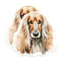 (2 Pack) Cocker Spaniel Dog Magnets - Pet Owner Refrigerator Decor - Fur Baby Animal Portrait Art - 5 Inches On Longest Side - Thick Durable Magnet - Made in USA - MAG25502