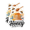 (2 Pack) Kind Words Honey Magnets - Sweet for the Soul Quote - Bee Pancake Kitchen Decor - Inspirational Fridge Decor - 5 Inches On Longest Side - Thick Durable Magnet - Made in USA - MAG36249