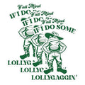 (3 Pack) Lollygaggin Decals - Funny Frog Laptop - Southern Saying Sticker - 3 Inches On Longest Side - Easy Peel & Apply - Made in USA - 3MCS1415