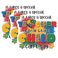 (3 Pack) Autism Teacher Decals - Special Education - Puzzle Piece - 3 Inches On Longest Side - Easy Peel & Apply - Made in USA - 3MCS8464