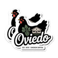 (2 Pack) Oviedo Florida Magnets - Chicken Capital - Local Pride Souvenir - 5" On Longest Side - Premium Magnet - for Cars, Refrigerators, Toolboxes, Lockers - Made in USA - MAG18868