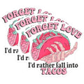 (3 Pack) Taco Quote Decals - Funny Food Decal - Laptop Decal - 3 Inches On Longest Side - Easy Peel & Apply - Made in USA - 3MCS4964