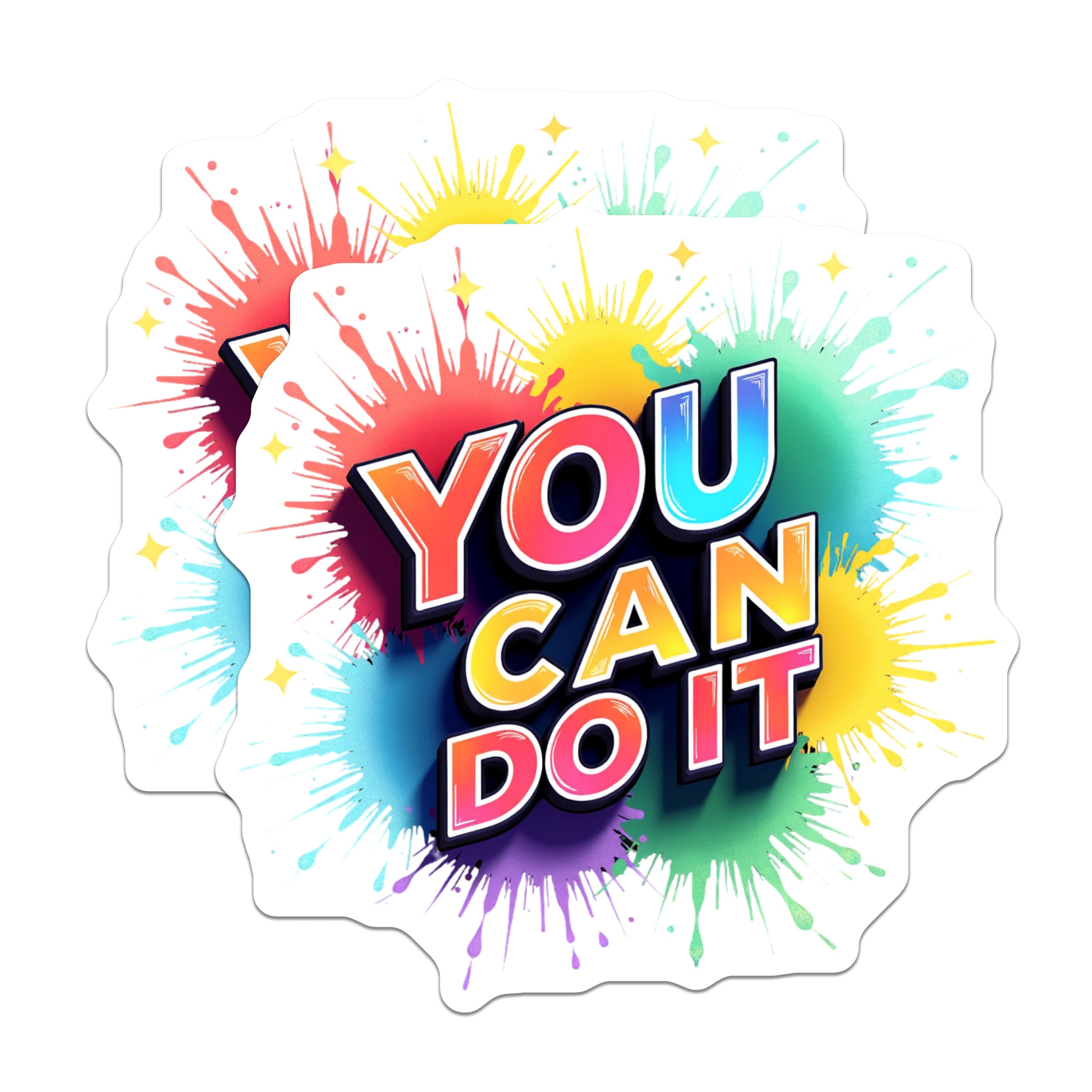 (2 Pack) Motivational Affirmation Magnets - Positive Quote Decor - Encouragement Statement for Fridge - 5 Inches On Longest Side - Thick Durable Magnet - Made in USA - MAG37543