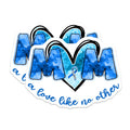 (2 Pack) Mom Type 1 Diabetes Magnets - Diabetes Awareness - A Love Like No Other - 5" On Longest Side - Premium Magnet - for Cars, Refrigerators, Toolboxes, Lockers - Made in USA - MAG16884